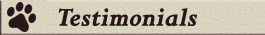 Testimonials
